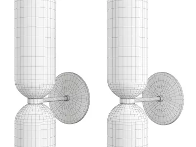 MILLENNIUM modern wall sconces Low-poly 3D model