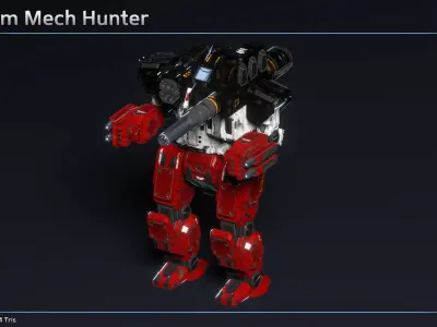 Medium Mech Collection I 3D Model Pack