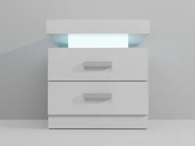 Night Table Low-poly Low-poly 3D model