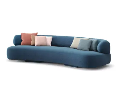 Gogan 3 Seater Sofa 3D model
