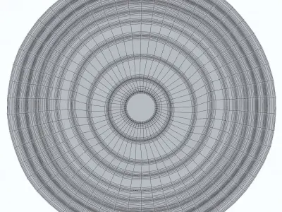 round rug  3D model