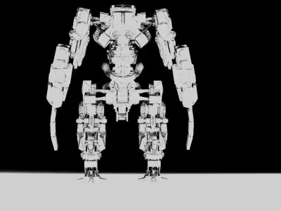  humanoid robot 3D model