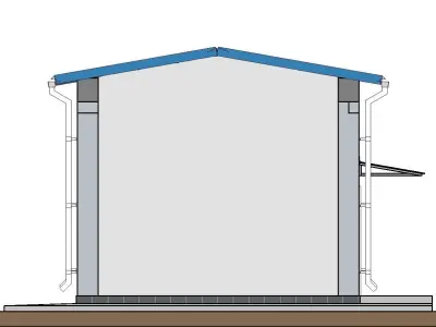 Technical building  3D model