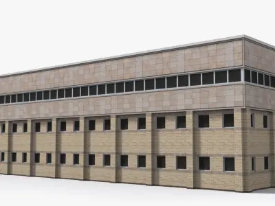Factory x15 Low-poly 3D model purchase