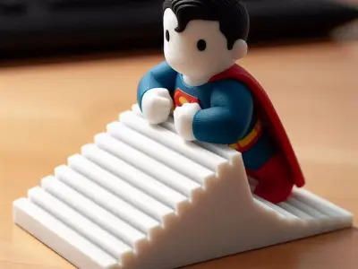 Superman Heroic Push Doorstop 3D print model