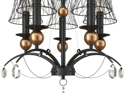 Lussole Lgo Arivaca Chandelier 3D model purchase