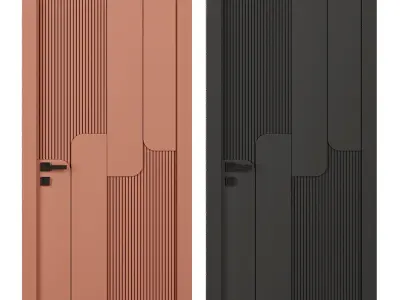 Entrance door set212 3D model