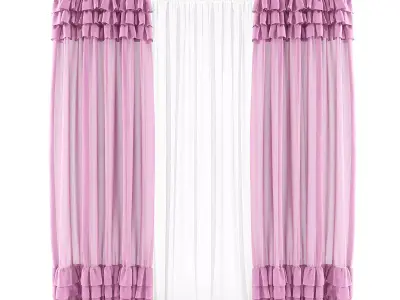 Curtain 3D model 30 3D model