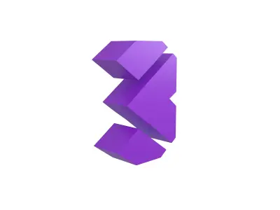 Sci-Fi Number 3 v1 005 Low-poly 3D model