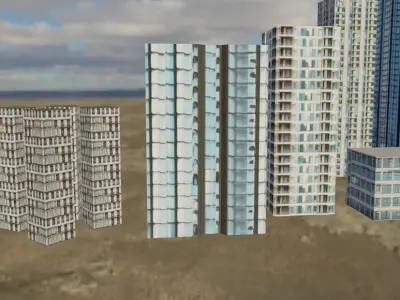 Building Pack 1 Free low-poly 3D model