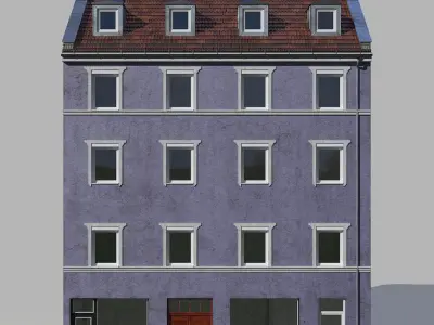 European residence 01 3D model