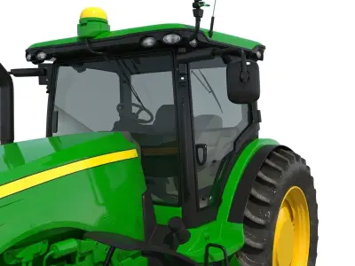 Tractor Generic 2 Rigged 3D model