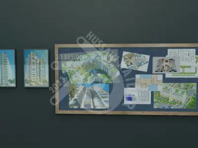 Documents Furnitures Low-poly 3D model