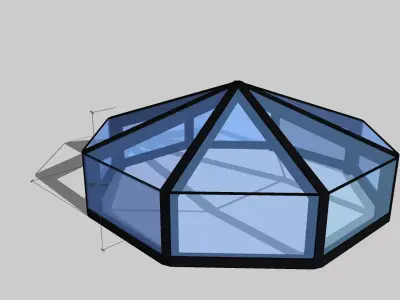 Glass dome 3D model