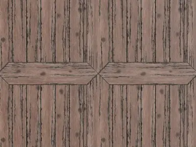 Weathered Old Barn Wood Planks PBR Seamless Texture