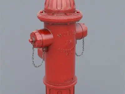 fire hydrant 3D model 39