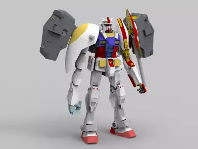Gundam RX-78 Orc Seraphm 3D model