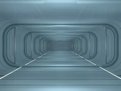 Sci Fi Interior 3D model