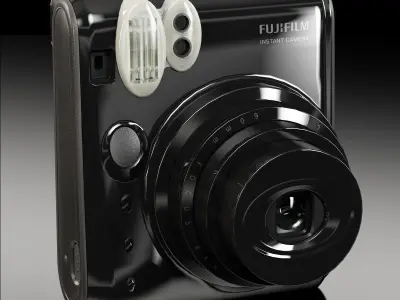 Fujifilm Instax Mini 50s instant print camera Low-poly 3D model
