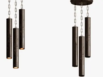Arteriors Mitsuko Fixed Chandelier 3D model