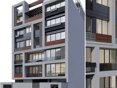 RESIDENTIAL BUILDING NO59 A 3D model