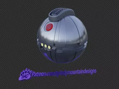 Star Wars Thermal Detonator replica AND Christmas ornament 3D print model