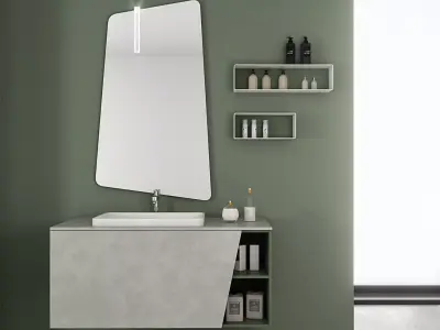 Bathroom furniture set Arcom eLy 3  3D model