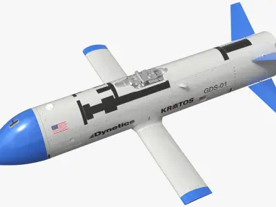  Dynetics Gremlins Drone White Blue 