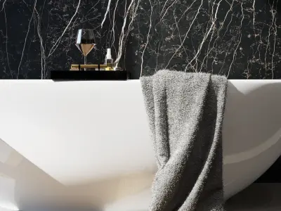 Bathroom Interior Scene for Cinema 4D and Redshift 3D model