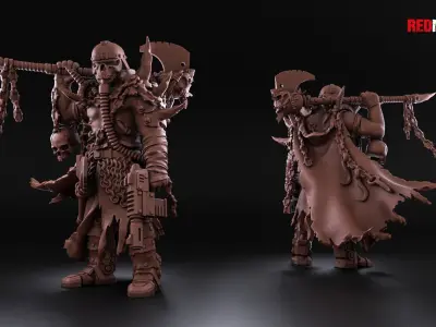 Renegade Death Division - Commander - Heretics 3D print model