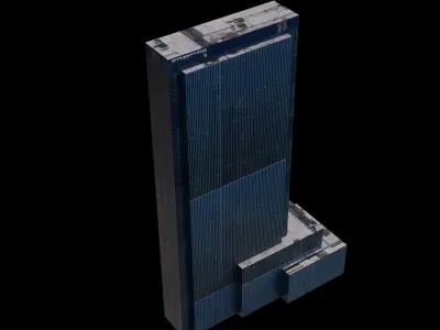 One Penn Plaza - NYC Low-poly 3D model