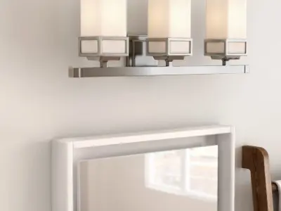 Nailwell 3 - Light Dimmable Vanity Light - 2 Colour Free 3D model