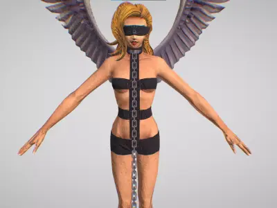 Angel - Shin Megami Tensei Liberation Dx2 - Plus Animations Low-poly 3D model