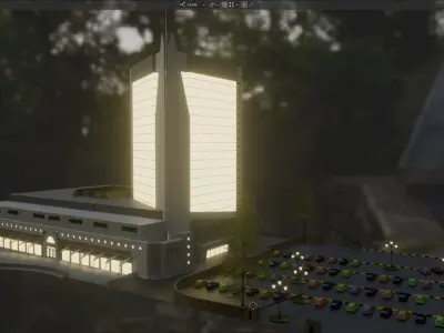 Dolmen Mall 3D model