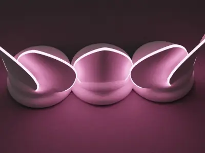 Lotus sofa 3D model