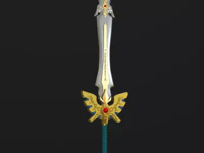 Sword of light Low-poly 3D model purchase