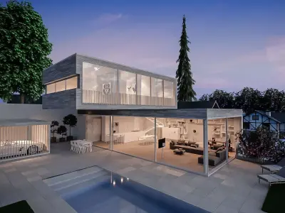 architectural visualization 3D model