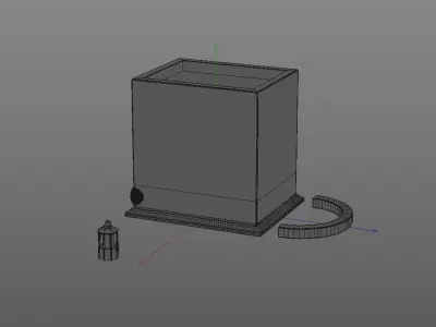 Muslims Kaaba Low-poly 3D model