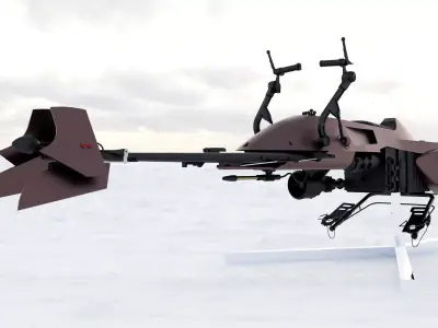 74z Speeder Bike  Full Scale ROTJ 3D print model