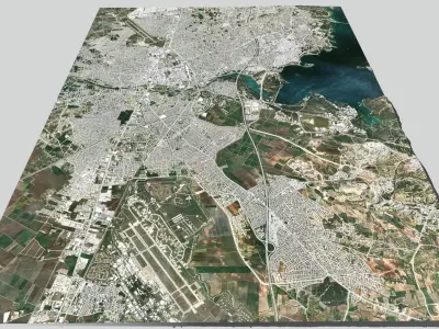 Cityscape Adana Turkey 3D model