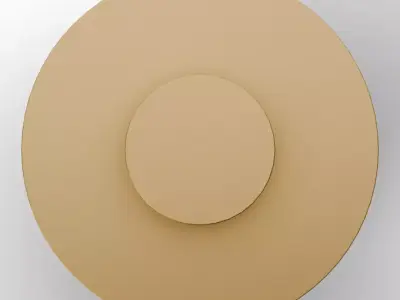 Honeycomb Flush Mount Chandelier Low-poly 3D model