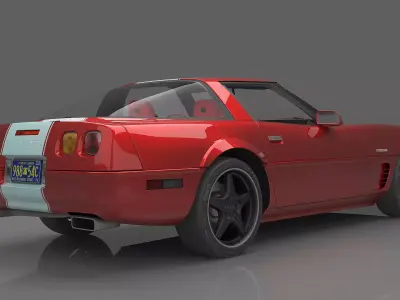 1996 Chevrolet Corvette Grand Sport  3D model