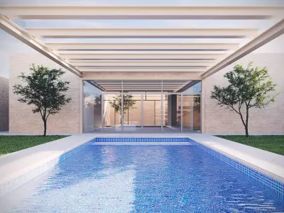 Residential Building Exterior Scene 002 3D model