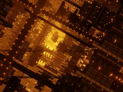 Japanese Labyrinth Modular Pack 3D model