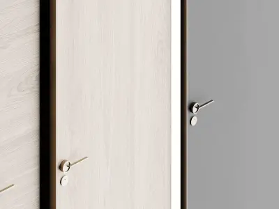 Concealed interior door 019 3D model