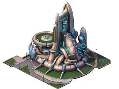 Future World - City Center 3D model