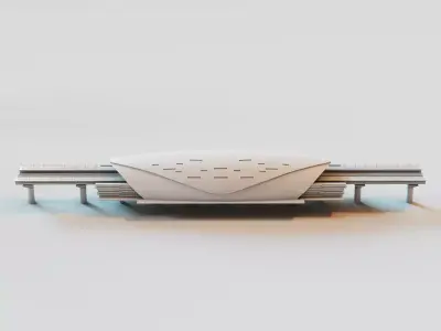 Dubai metro station 3D print model