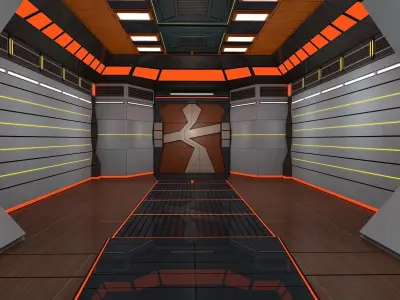 Sci Fi Room  3D model