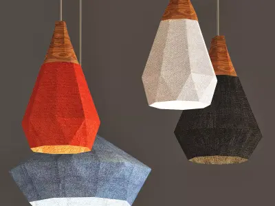 Modern Restaurant Pendant Lights Minimalist 3D model