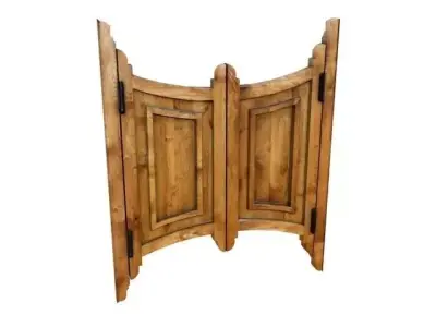 Door 30 saloon Low-poly 3D model